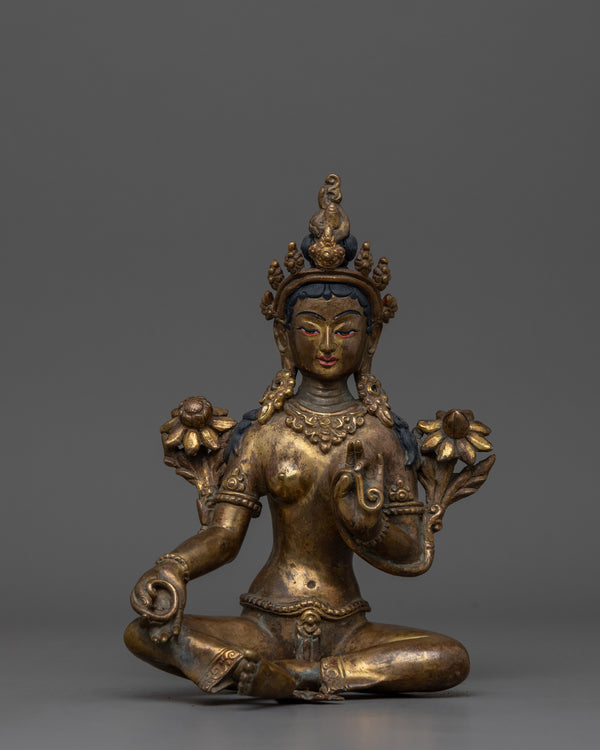 himalayan-statue-of-green-tara