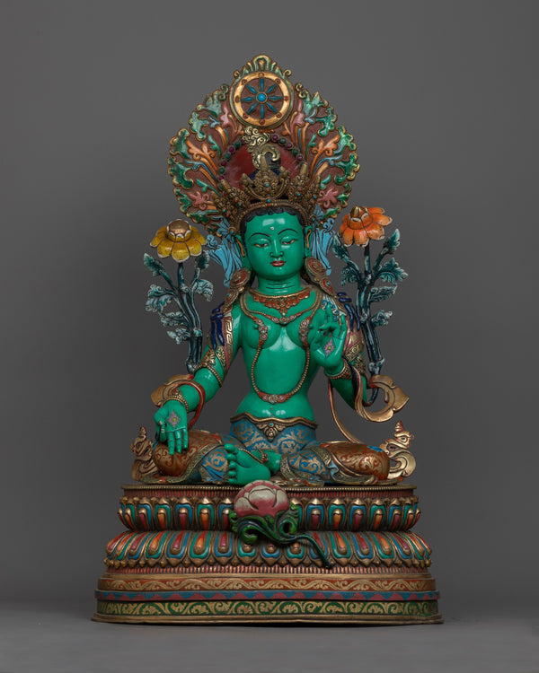 green-tara-beautiful sculpture