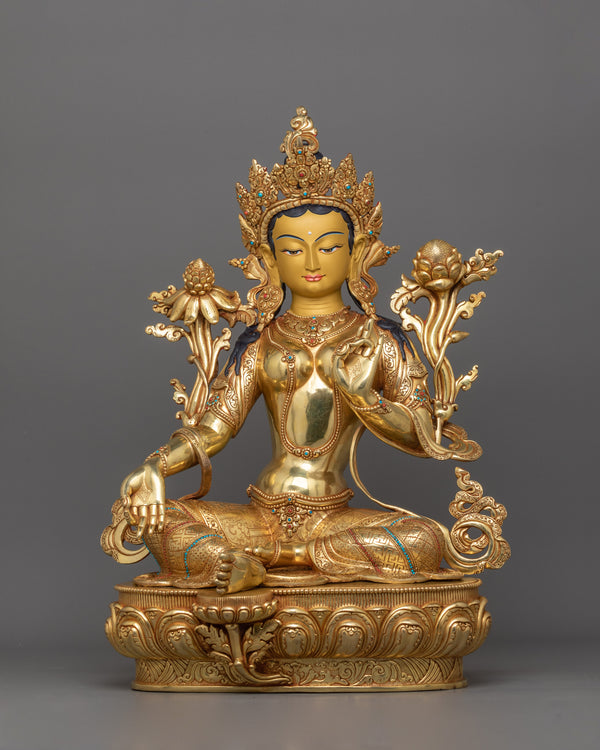 Syamatara Buddhist Goddess Statue 