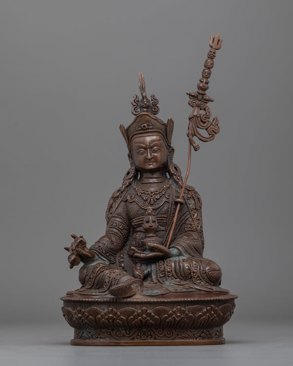 Lotus Born Deity Guru Rinpoche Figurine | Master of Vajrayana and Tantra