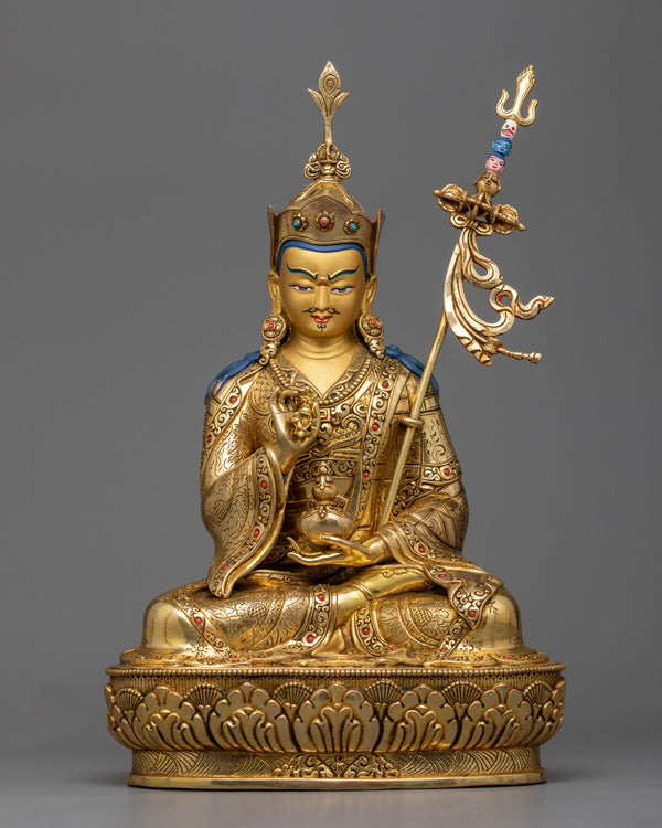 Copper Statue of guru-rinpoche