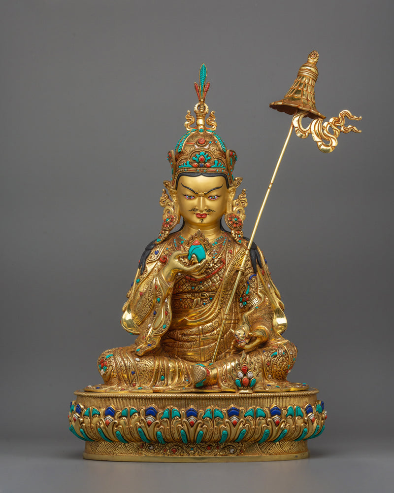 Semi-Wrathful Guru Norla Statue