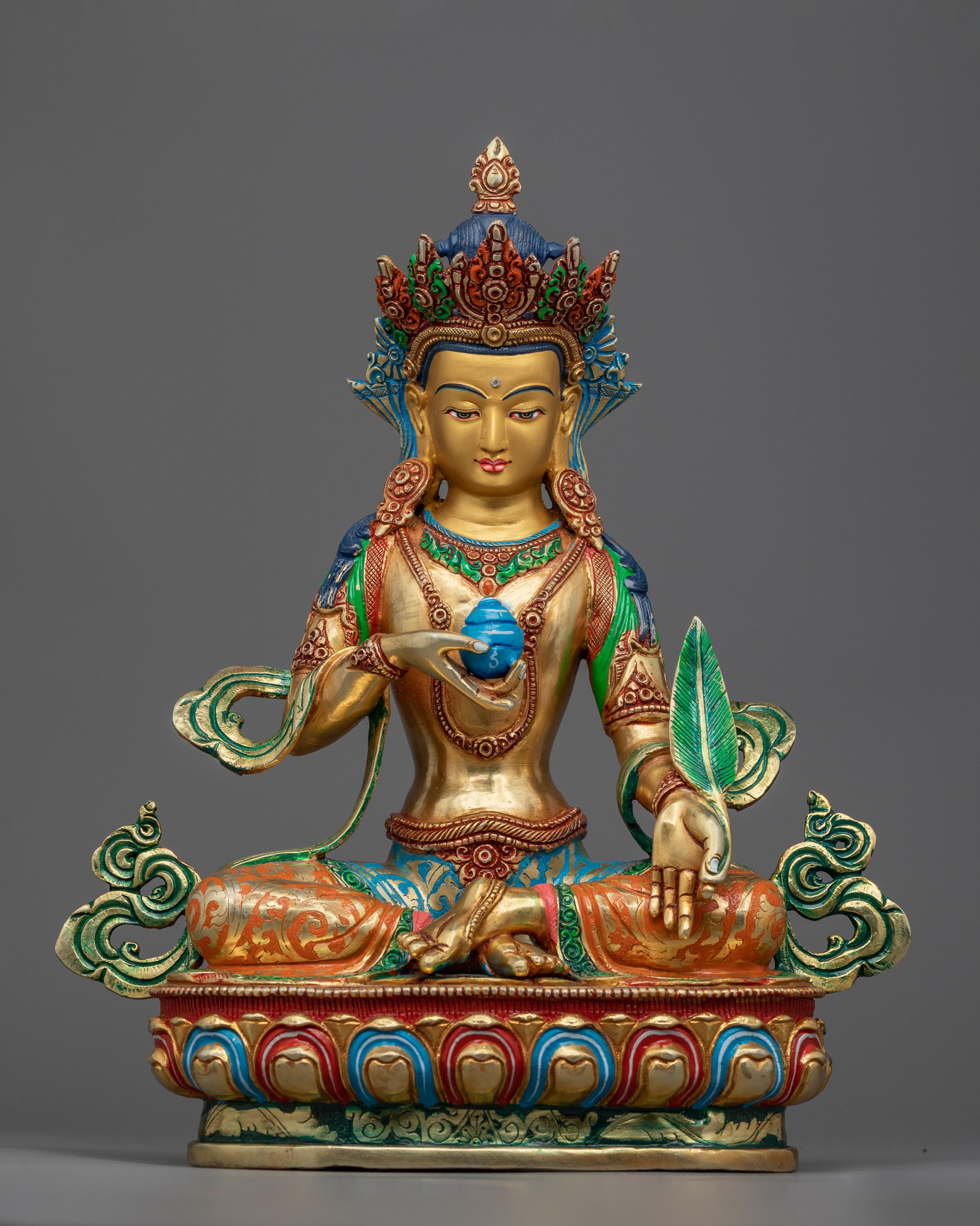 Ksitigarbha Bodhisattva Copper Statue | Immerse in the Promise of Comp