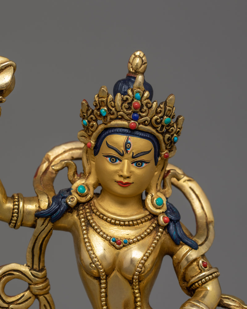 Tibetan Female Machig Labdron Statue | The Founder of Chod Tradition