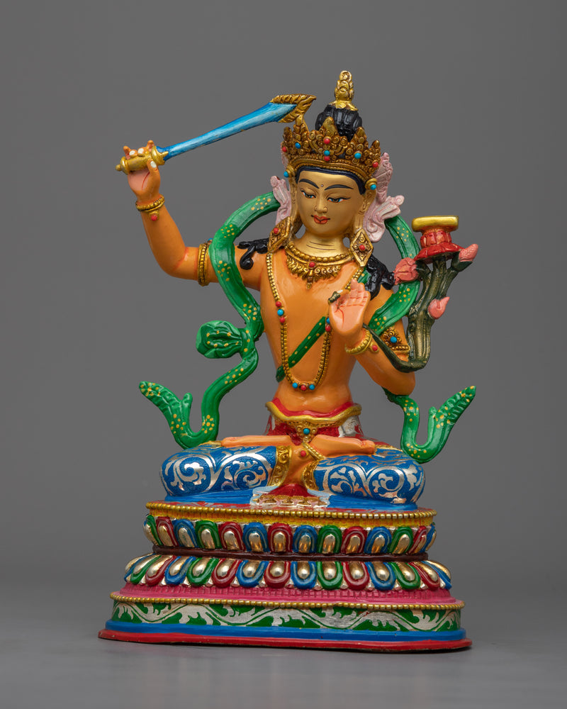 Manjushri Statue "Deity of Wisdom" | Ignite Your Wisdom with Our Sculpture