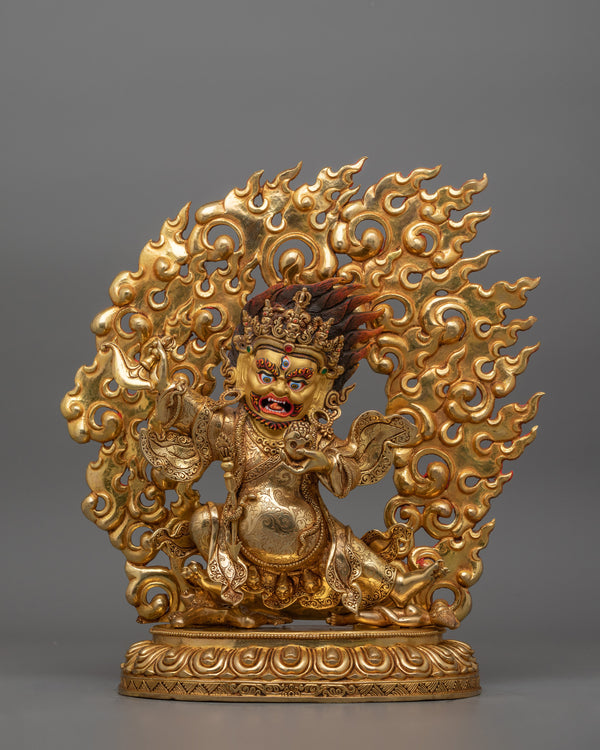 Gold Gilded Mahakala Bernagchen