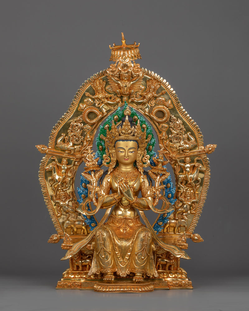 Maitreya Future Buddhist Deity Sculpture