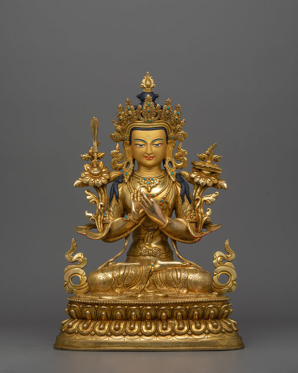 himalayan-statue-of-knowledge-deity-manjushri