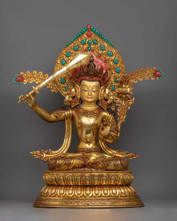 meditation-manjushri-statue