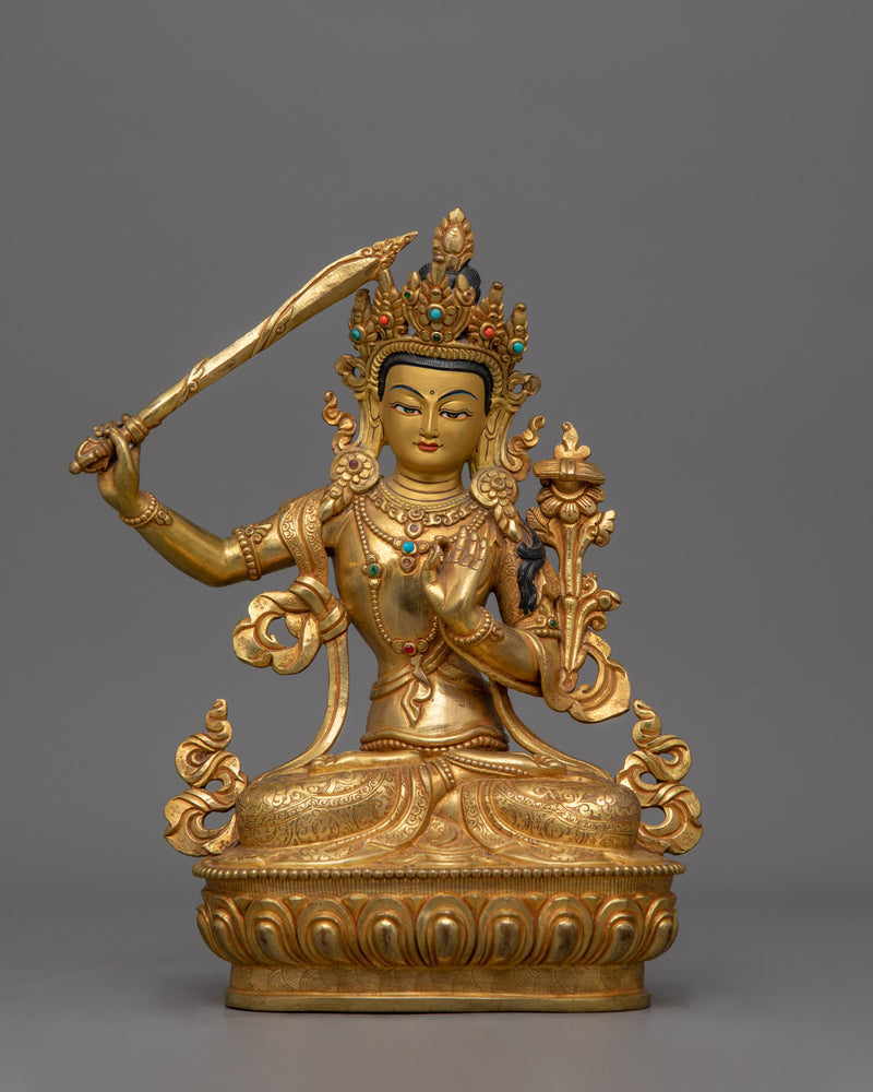 Manjushri Hand Crafted figurine