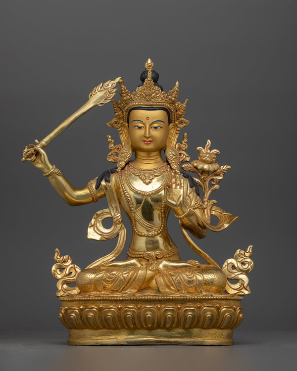 manjushri-deity-of-wisdom-figurine