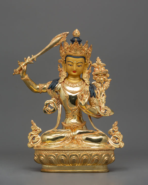 tibetan-manjushri-wisdom-deity-figurine