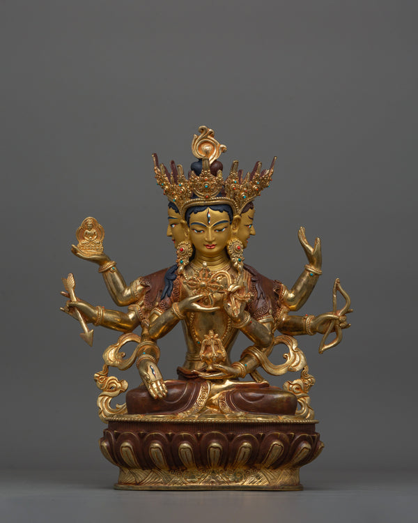 Namgyalma Sadhana Statue | Handmade Figure of Long Life and Purification