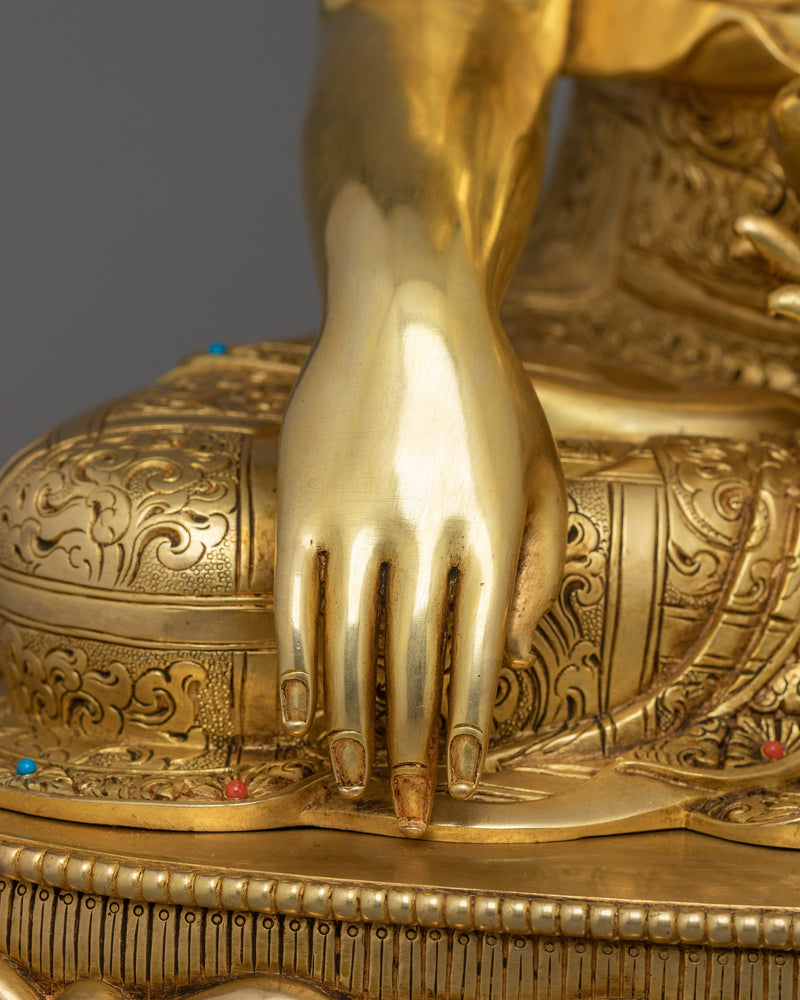 Enlightened Teacher Shakyamuni Buddha Sculpture | Symbol of Spiritual Awakening