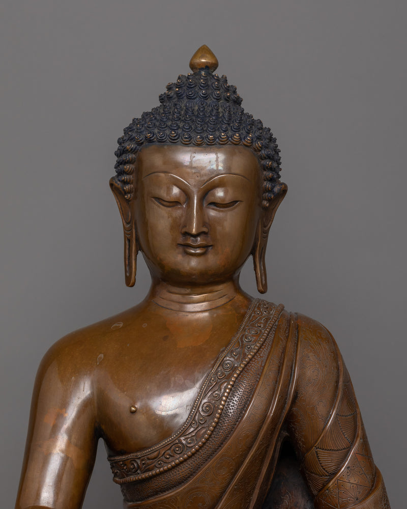 Enlightened 24.2 Inches Shakyamuni Buddha Statue | Siddhartha Gautama Sculpture