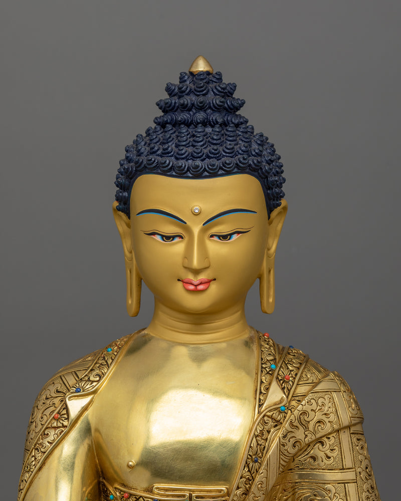 Enlightened Teacher Shakyamuni Buddha Sculpture | Symbol of Spiritual Awakening