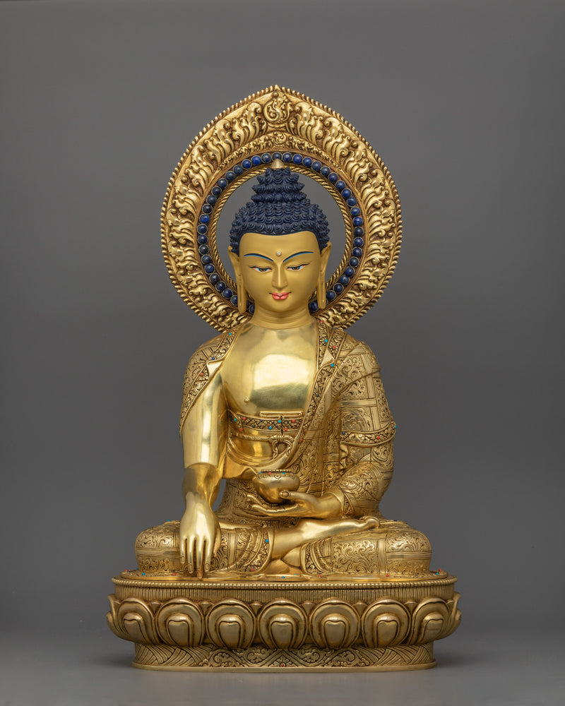 Historical Three Buddha Statues Set | Shakyamuni, Amitabha, and Medicine Buddha