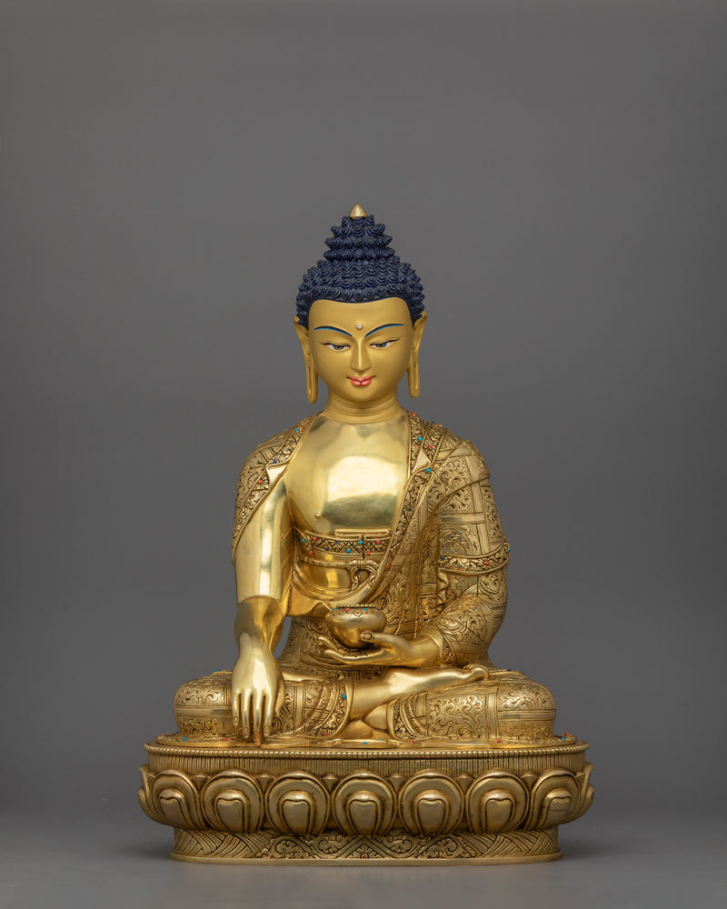 Enlightened Teacher Shakyamuni Buddha Sculpture | Symbol of Spiritual Awakening