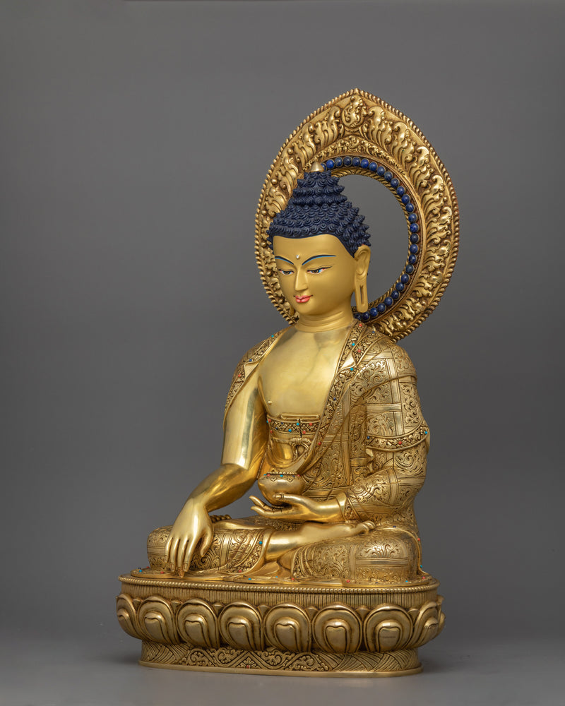 Enlightened Teacher Shakyamuni Buddha Sculpture | Symbol of Spiritual Awakening