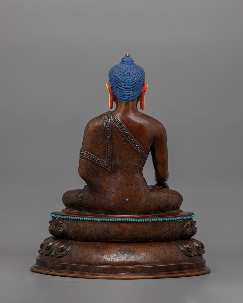 Meditating Shakyamuni Buddha Statue | Buddha Sculpture for Spiritual Practice