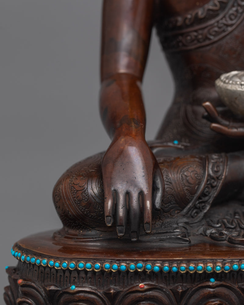 Meditating Shakyamuni Buddha Statue | Buddha Sculpture for Spiritual Practice