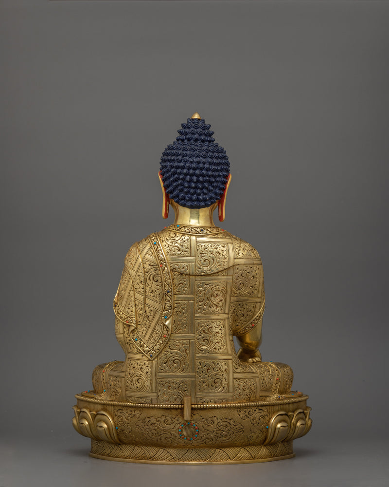 Enlightened Teacher Shakyamuni Buddha Sculpture | Symbol of Spiritual Awakening