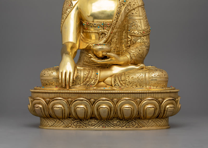 Historical Three Buddha Statues Set | Shakyamuni, Amitabha, and Medicine Buddha