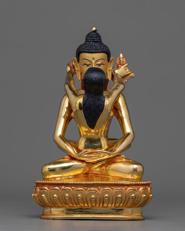 Samantabhadra with consort statue