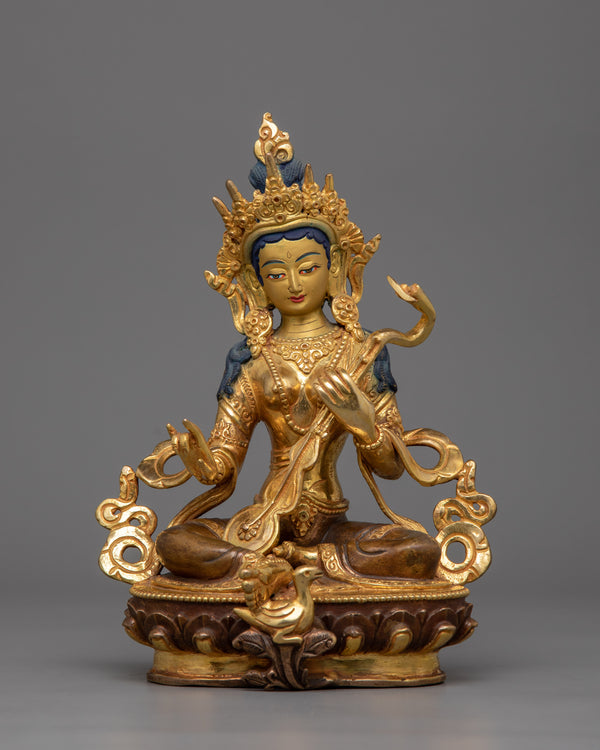 Hindu Goddess of Wisdom Saraswoti Statue