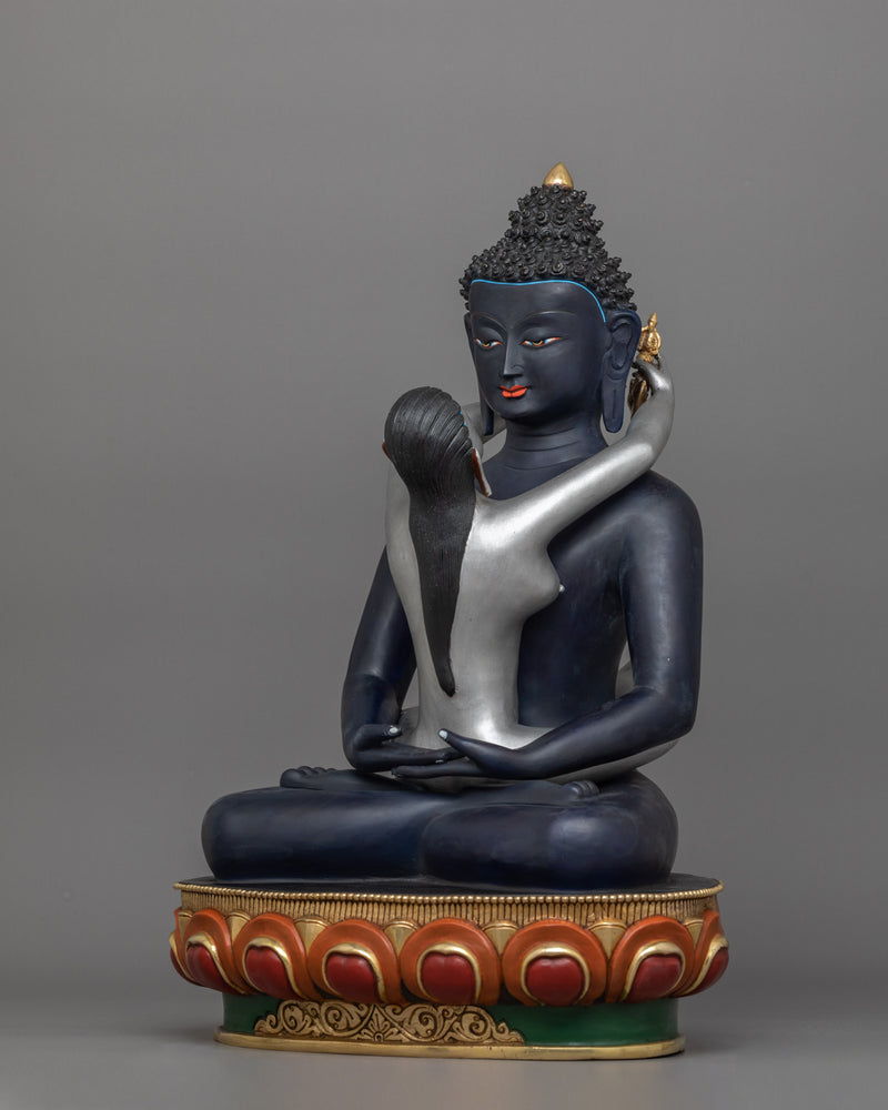 Himalayan Buddhist Samantabhadra Statue – Embodiment of Wisdom and Compassion