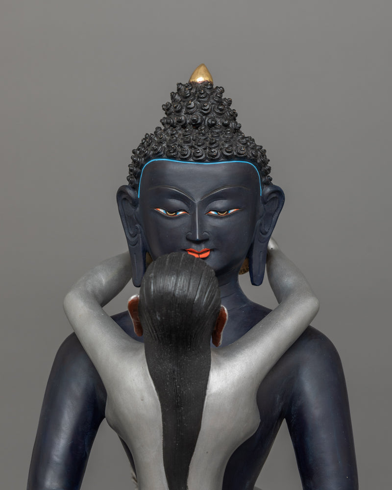 Himalayan Buddhist Samantabhadra Statue – Embodiment of Wisdom and Compassion