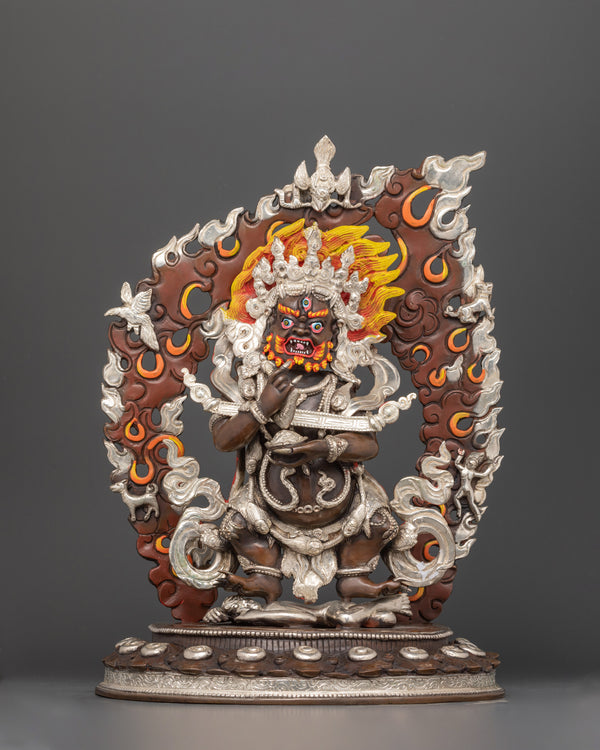 shakya-mahakala-silver-plated-oxidized-copper