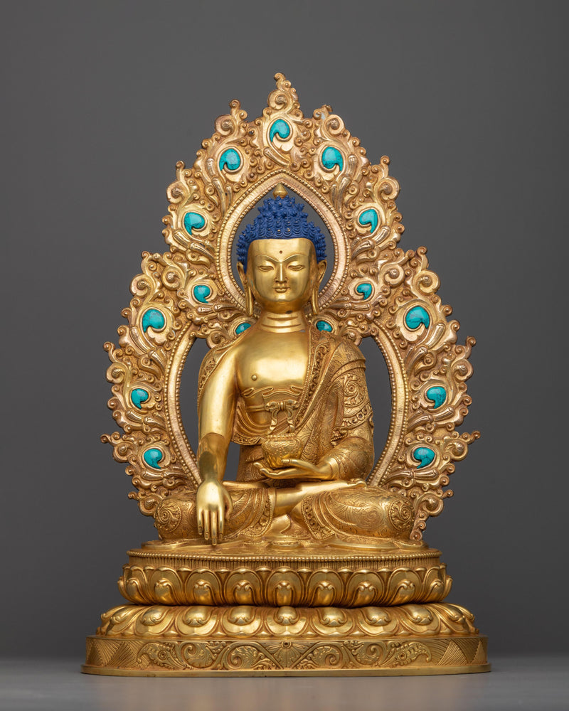 Siddhartha Gautama Gold Statue