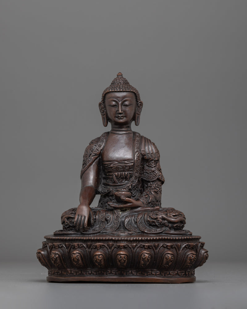 Shakyamuni Oxidized Buddha Statue