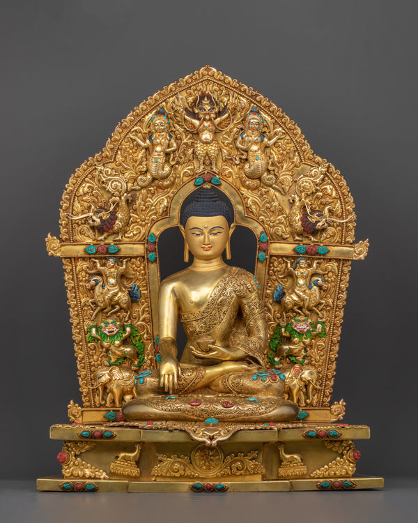 The Shakyamuni Buddha Gilt Statue | The Enlightened One