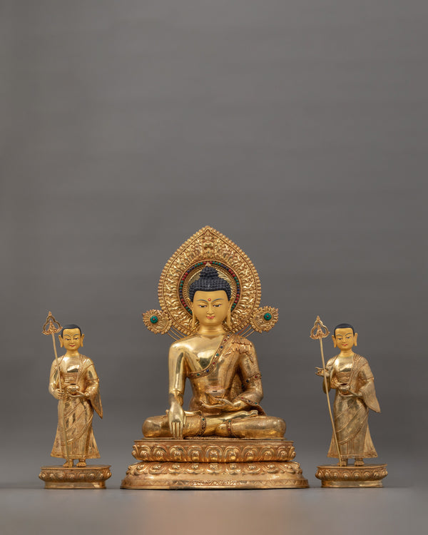 Sacred Shakyamuni Buddha with His Disciples