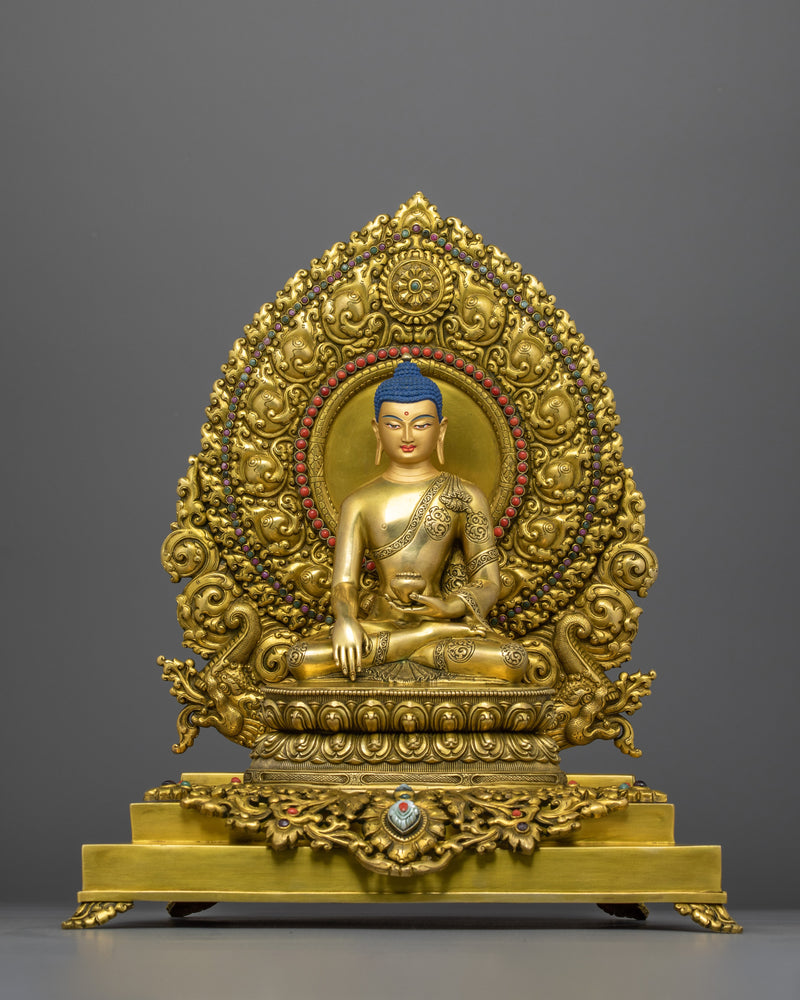 shakyamuni-buddha-in-throne-statue