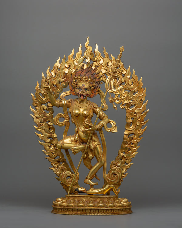 statue-of-lion-faced-dakini-simhamukha