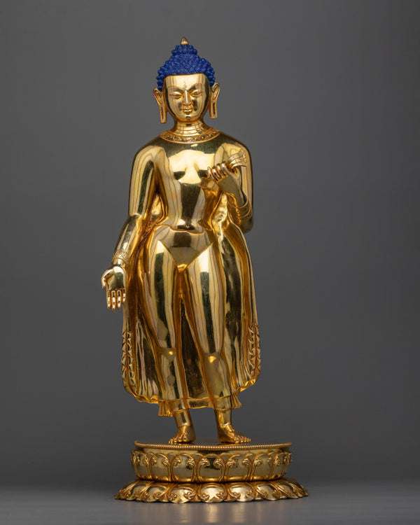 standing-shakyamuni-buddha-glossy statue