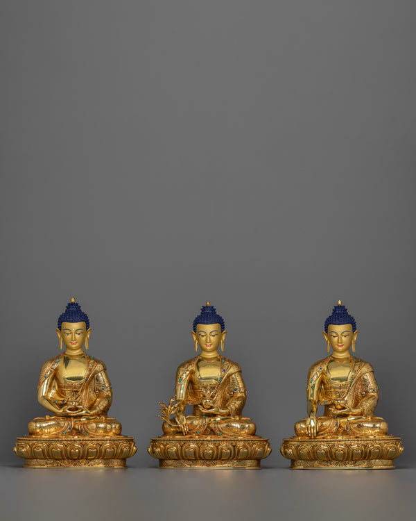 Three Buddha Set for Meditation