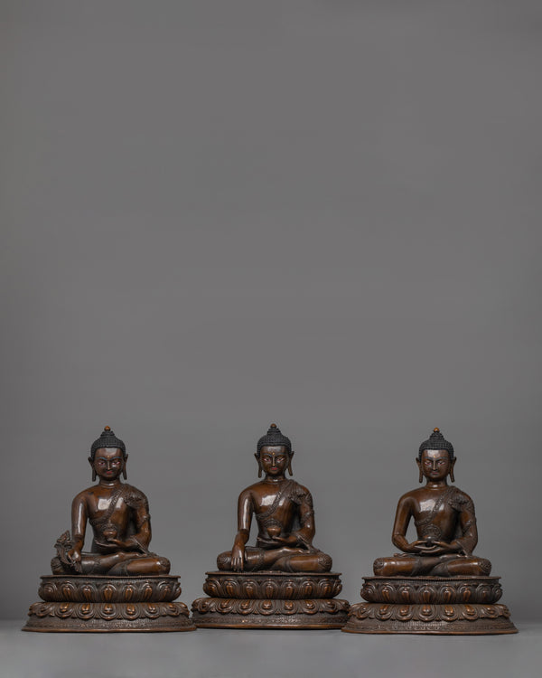 handcrafted-sacred-three-buddha-sculpture-set