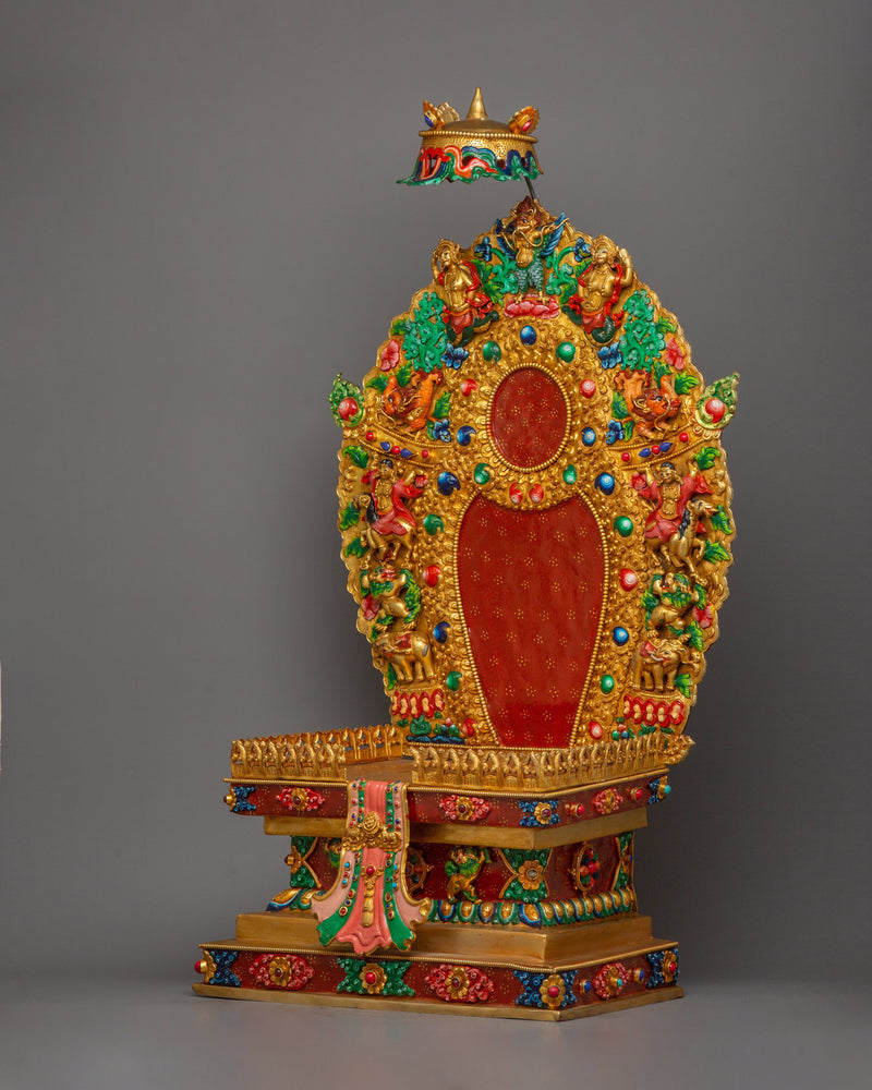 Traditionally Handcrafted Deity Throne | Symbol of Reverence and Divinity