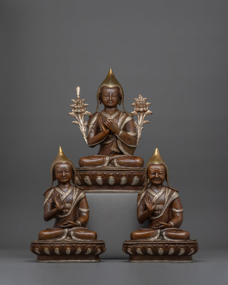 tsongkhapa-and-disciples-statue-set