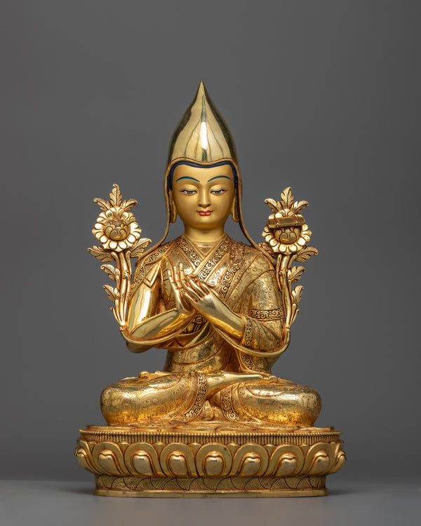 luminous-tsongkapa-statue