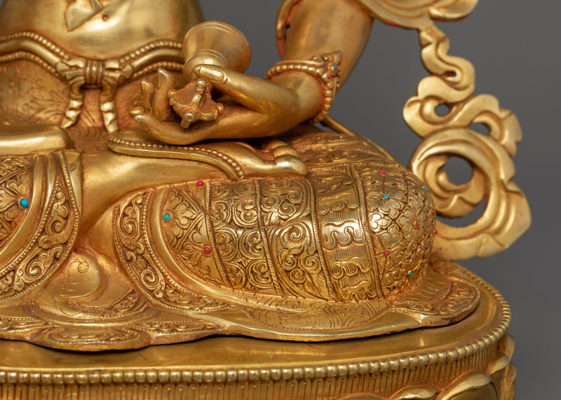 Handmade Tibetan Bodhisattva Deity Vajrasattva Statue | The Buddha of Purification