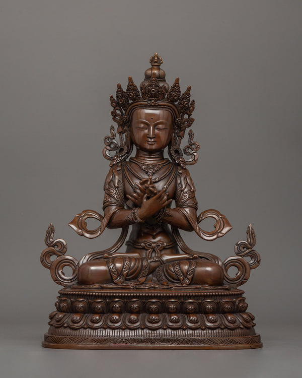 Buddhist Hand-Carved Vajradhara