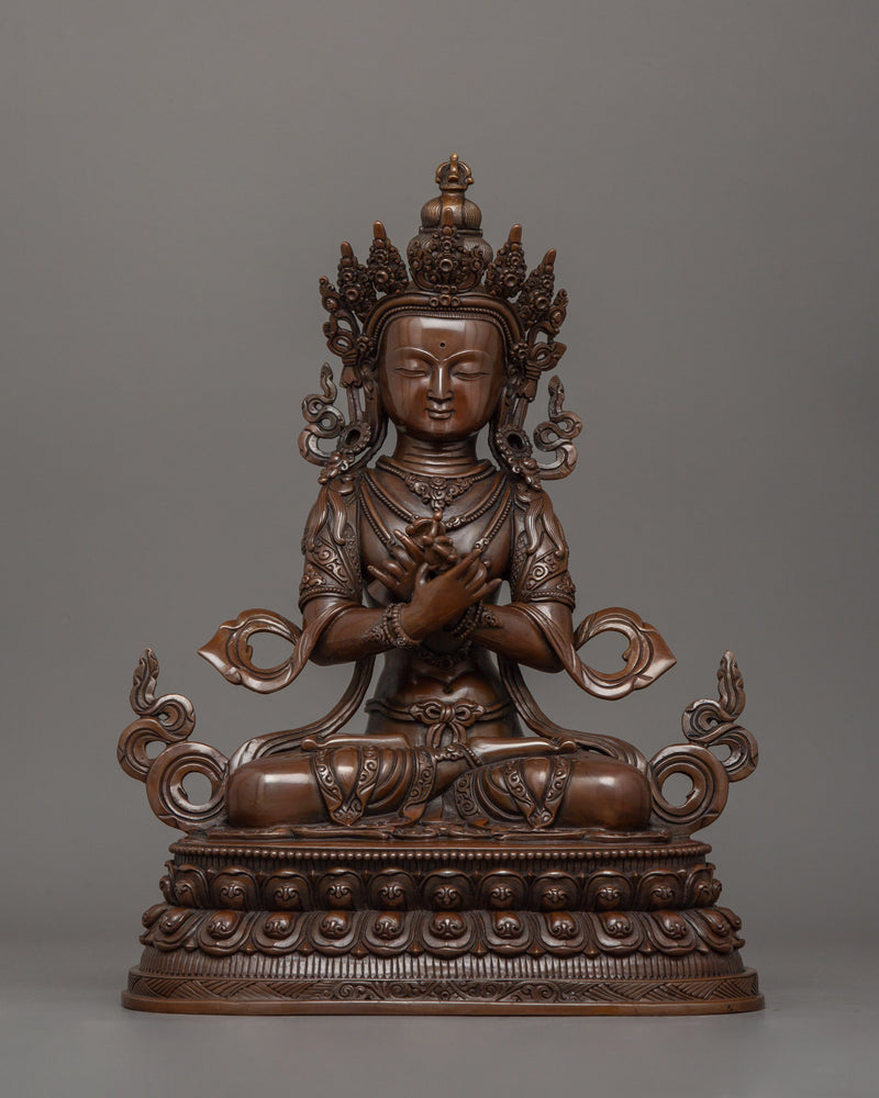 Buddhist Hand-Carved Vajradhara