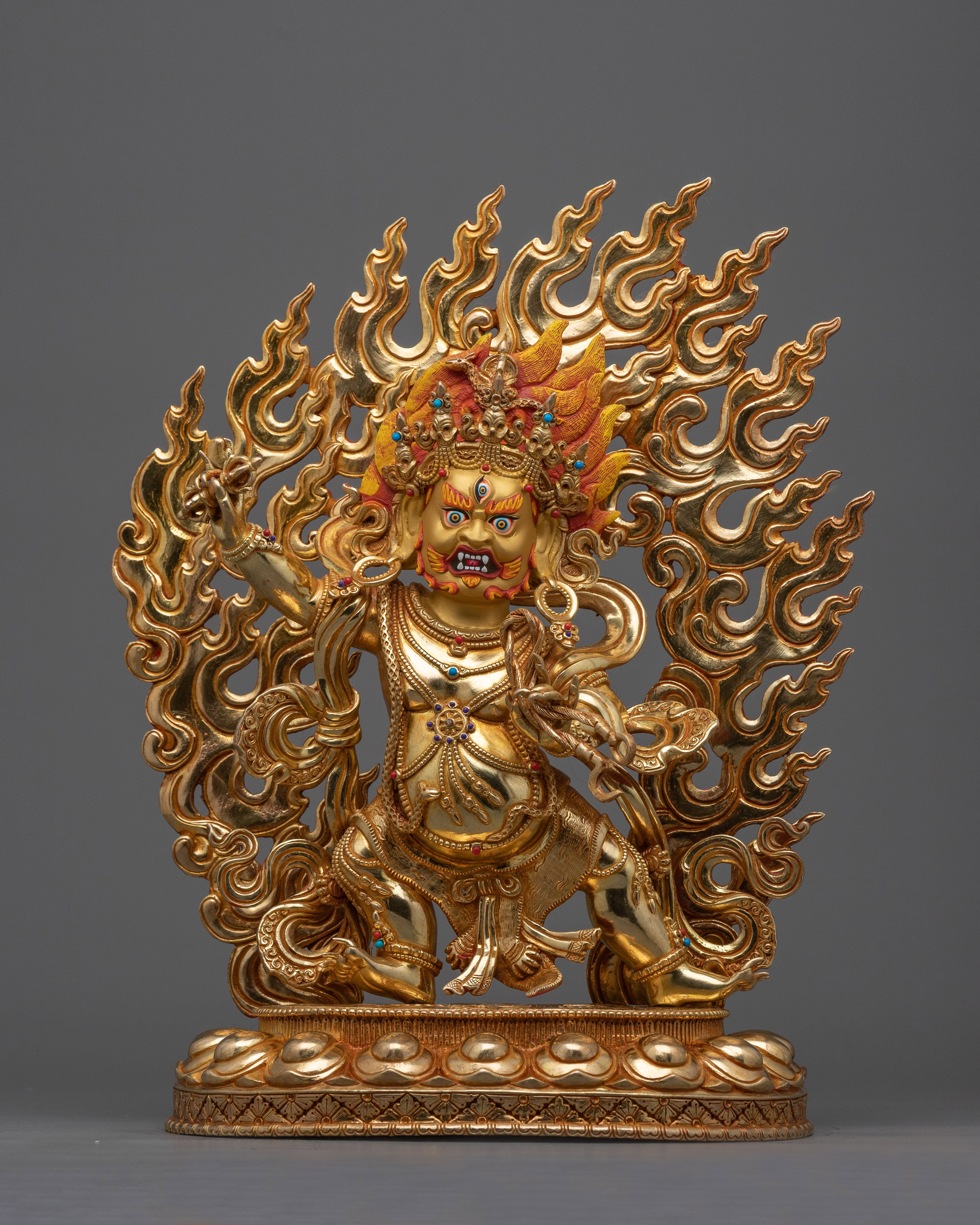 Wrathful Vajrapani Figure | Embrace Strength and Protection