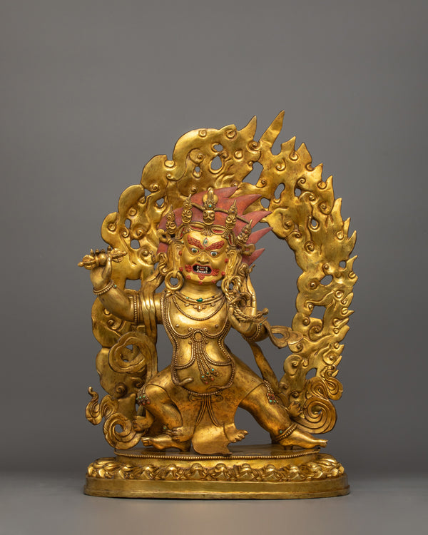 Tibetan Bodhisattva Deity Vajrapani Statue