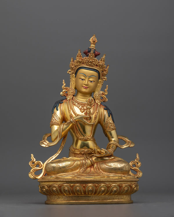 Handcrafted Vajrasattva Copper Statue